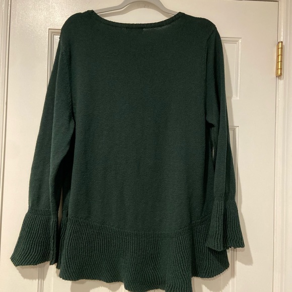 Style & Co Green Ribbed Hem Sweater – XL - Picture 2 of 7